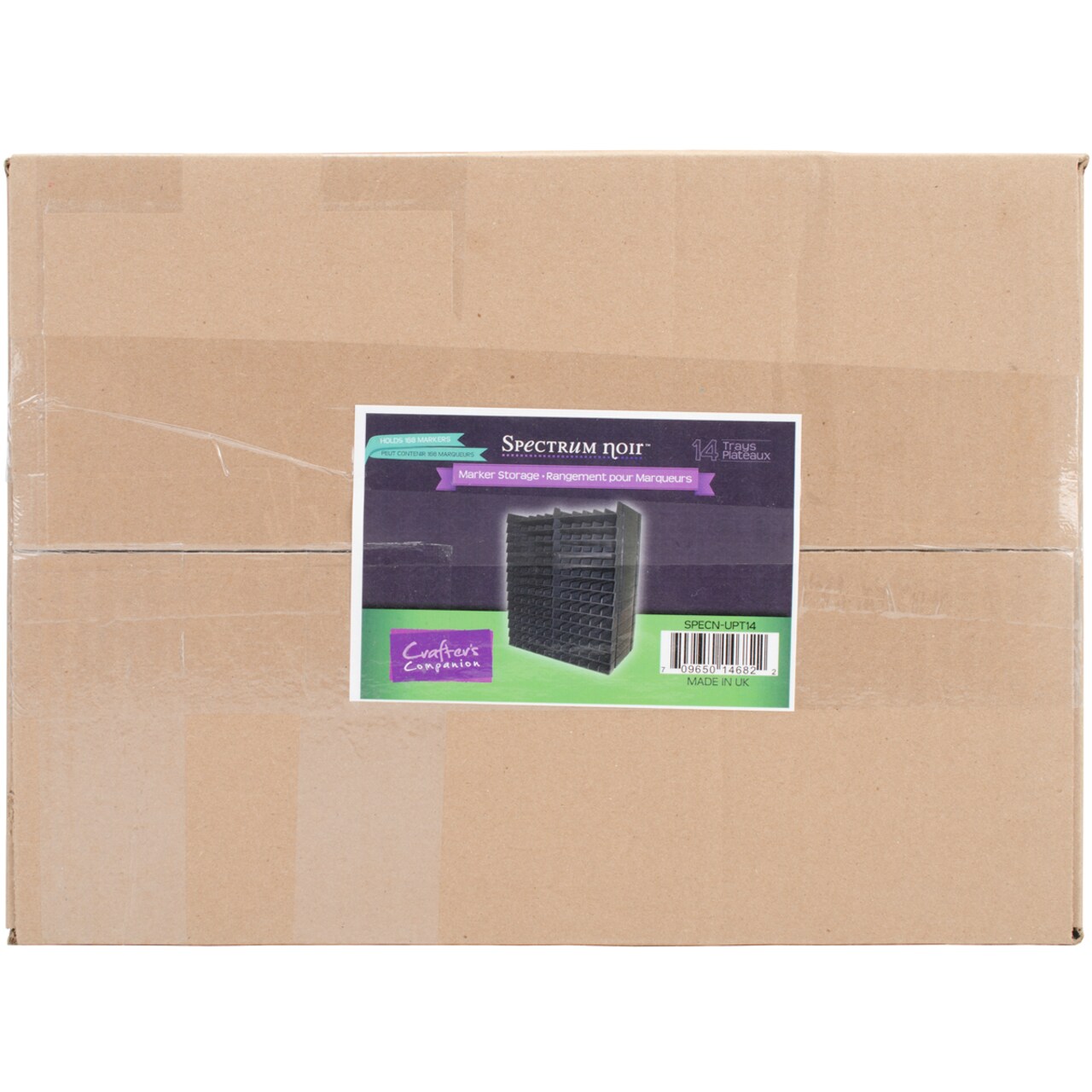 Spectrum Noir Marker Storage Racks Black 14/Pkg - Empty-Holds 168